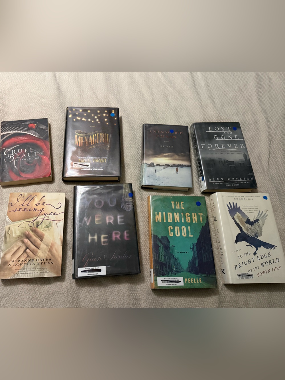 Assorted Novels - Mixed Covers (Green, Black, Cream, Blue)